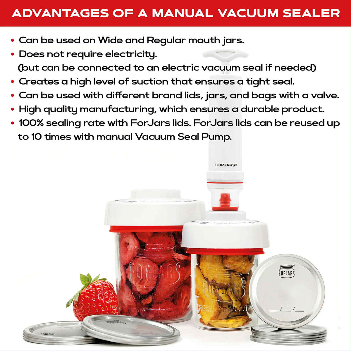 FORJARS® - VACUUM SEALER KIT