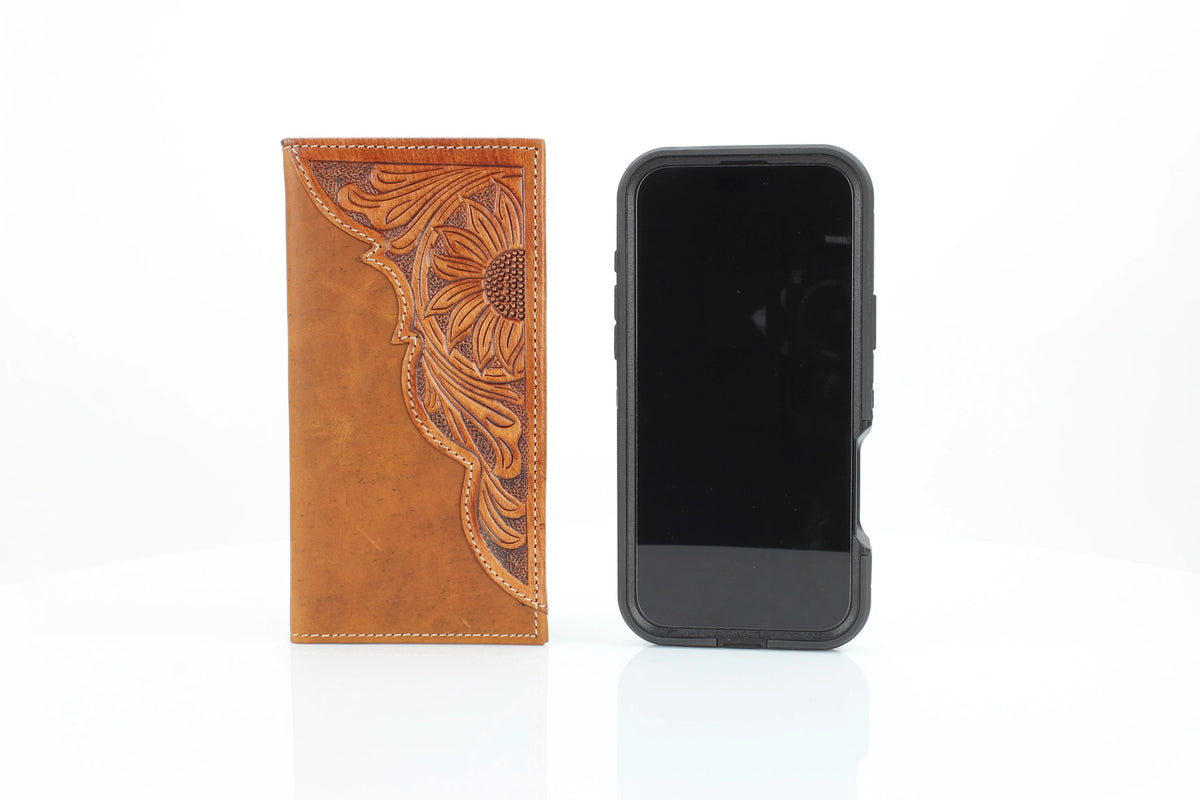 MENS RODEO STYLE WALLET OILED