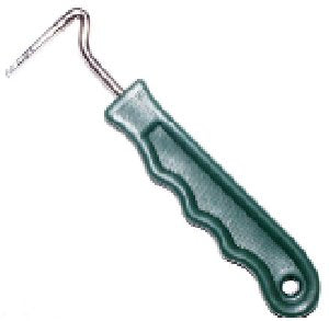HOOF PICK DELUXE WITH PLASTIC HANDLE