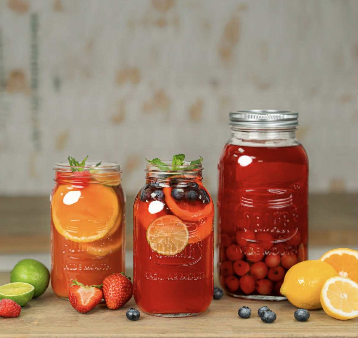 FORJARS® - Premium Mason Jars – 16 oz (12-Pack) | Regular Mouth Glass Canning Jars