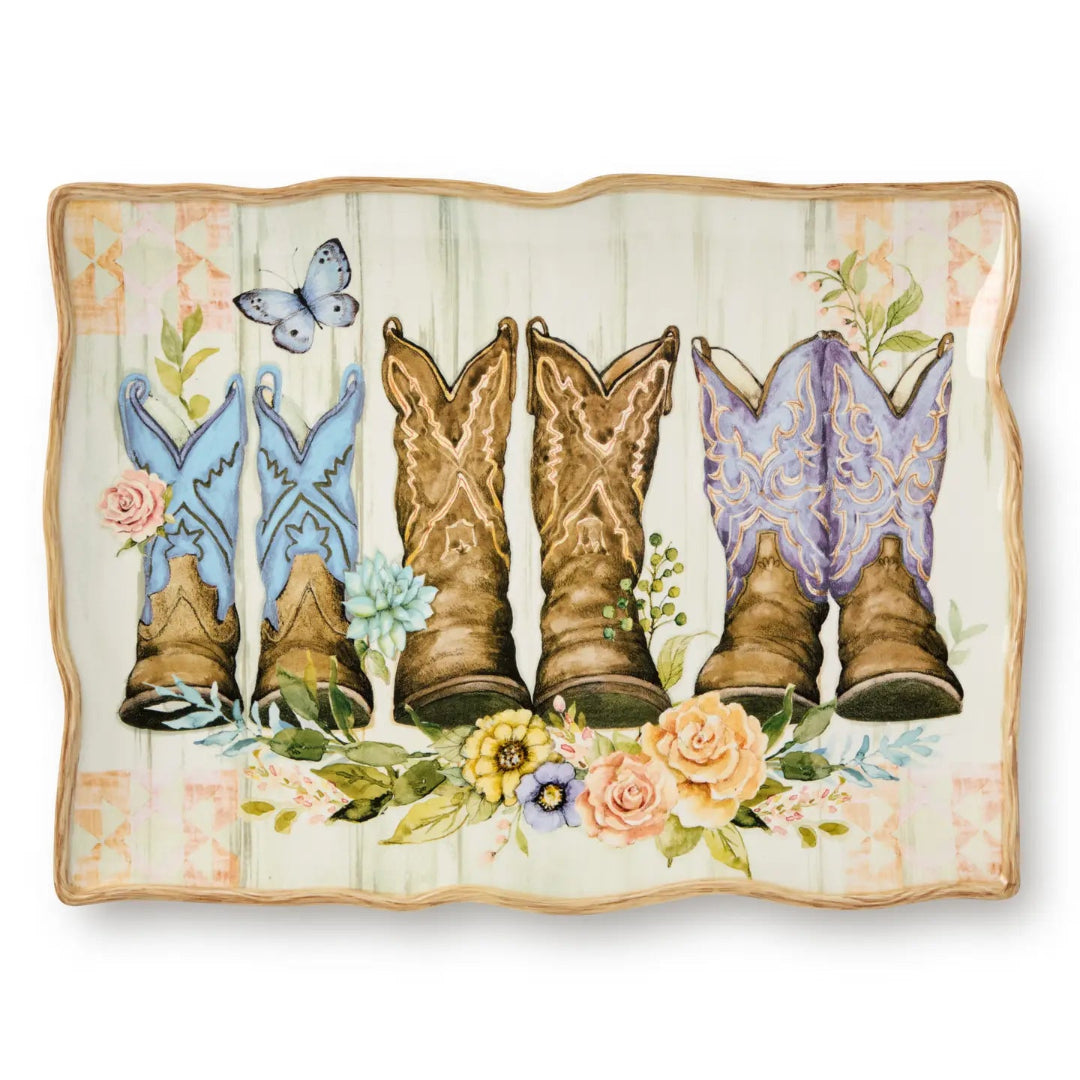 Rosewood Ranch Rectangular Platter 16" X 12"