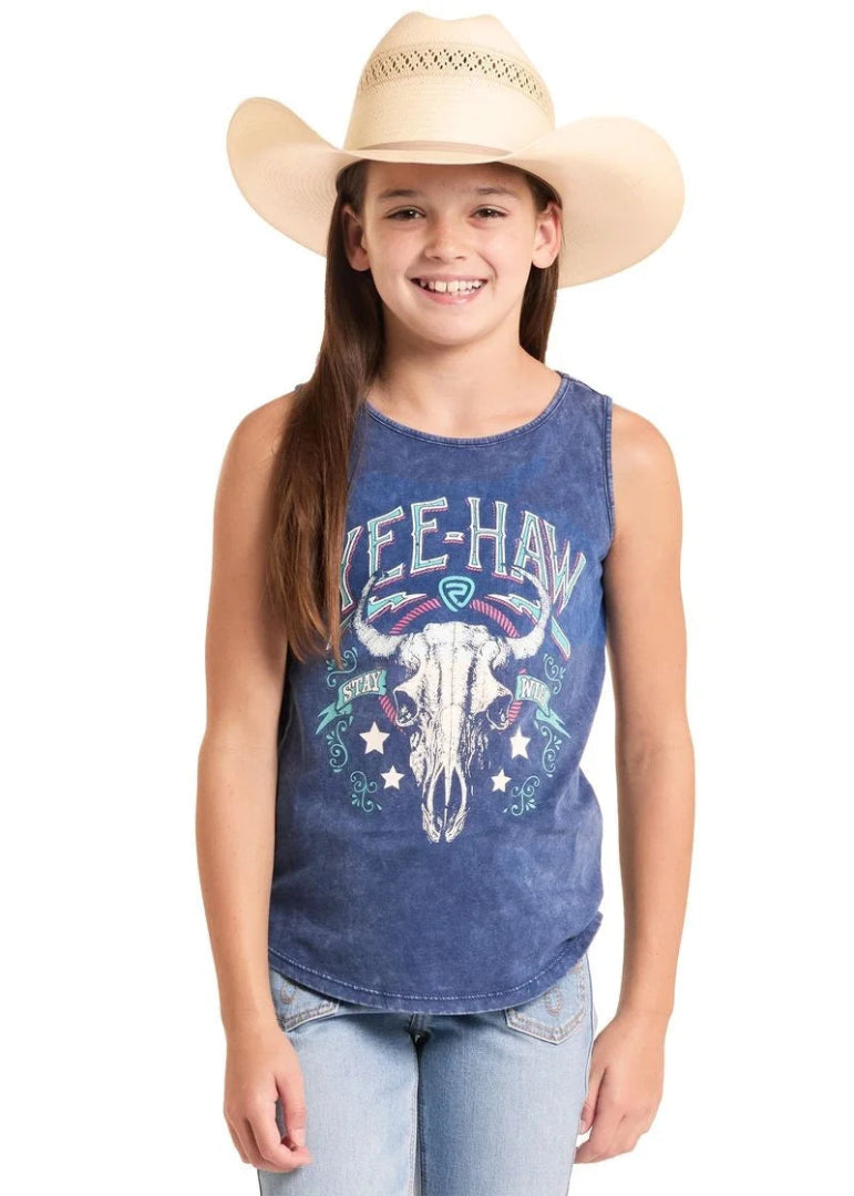 Rock N Roll GIRLS GRAPHIC TANK YEE HAW