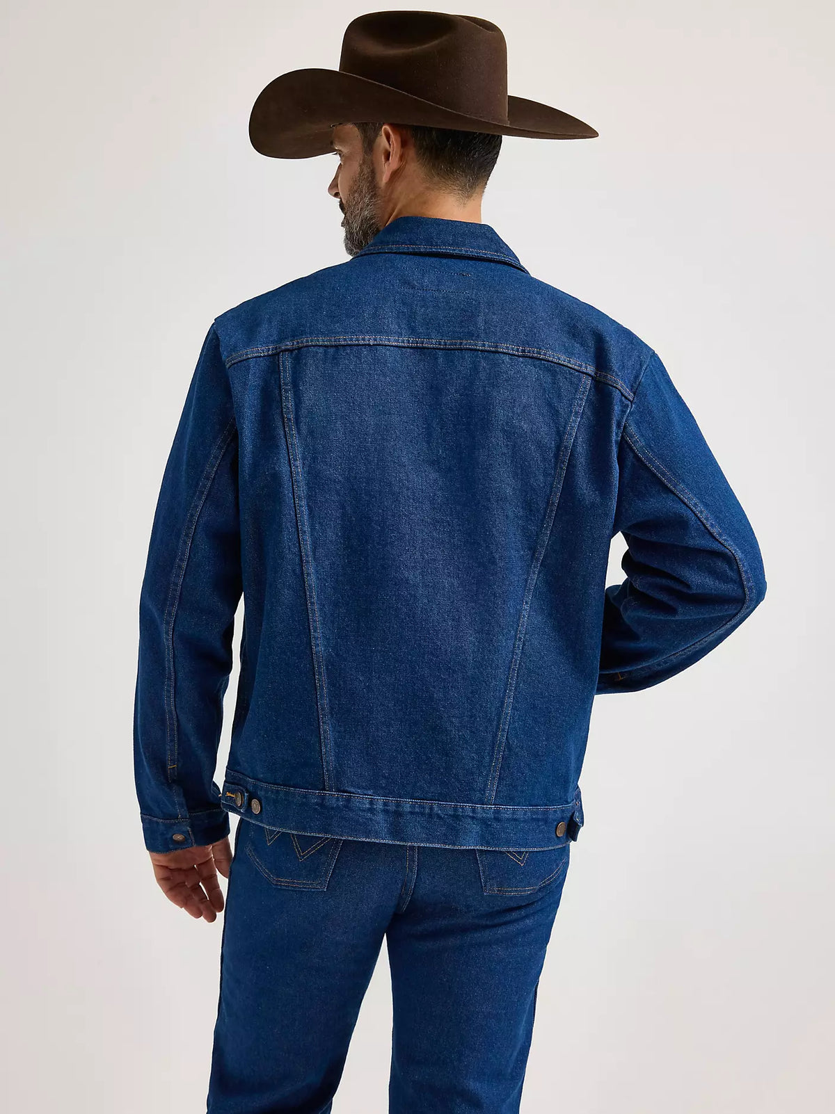 WRANGLER COWBOY CUT UNLINED DENIM JACKET