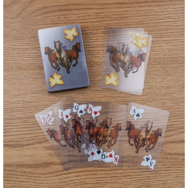 HORSE TRANSPARENT PLAYING CARDS