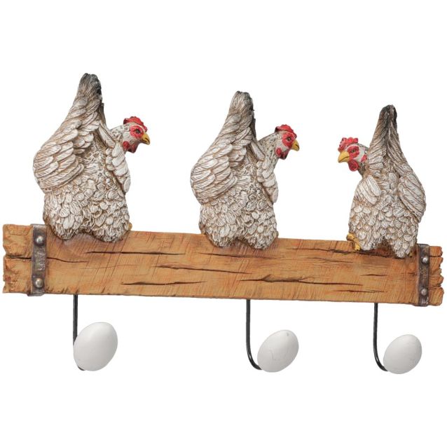 THREE HOOK CHICKEN RACK