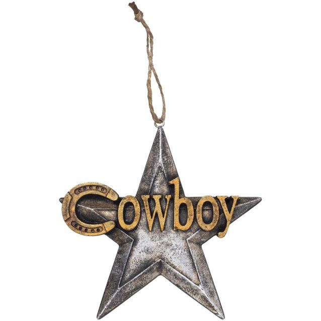 ORNAMENT - COWBOY STAR