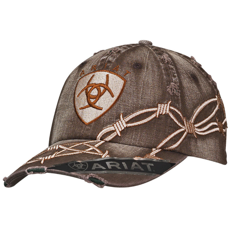 ARIAT MENS V PATCH BARB BR
