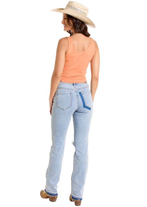ROCK&ROLL LADIES EMBROIDERED TANK