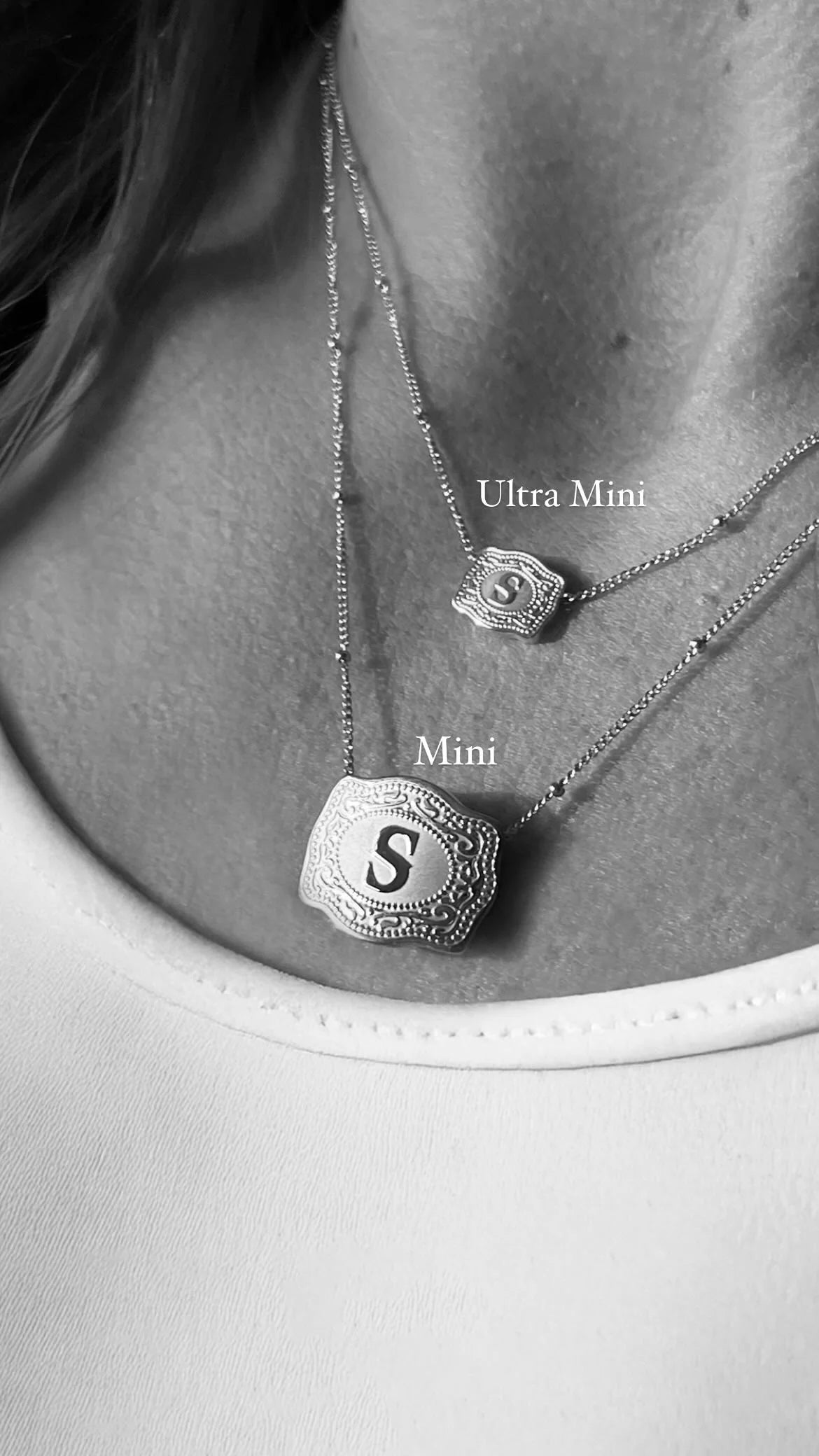 SPURWEST INITIAL NECKLACE ULTRA MINI