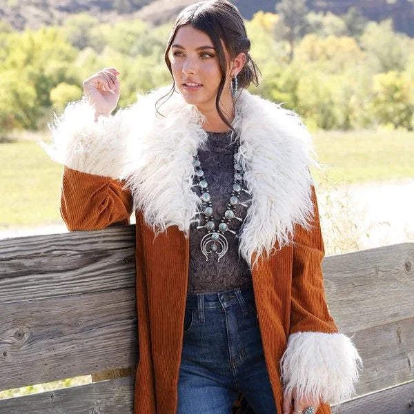 CRUEL DENIM WOMENS CORDUROY COAT