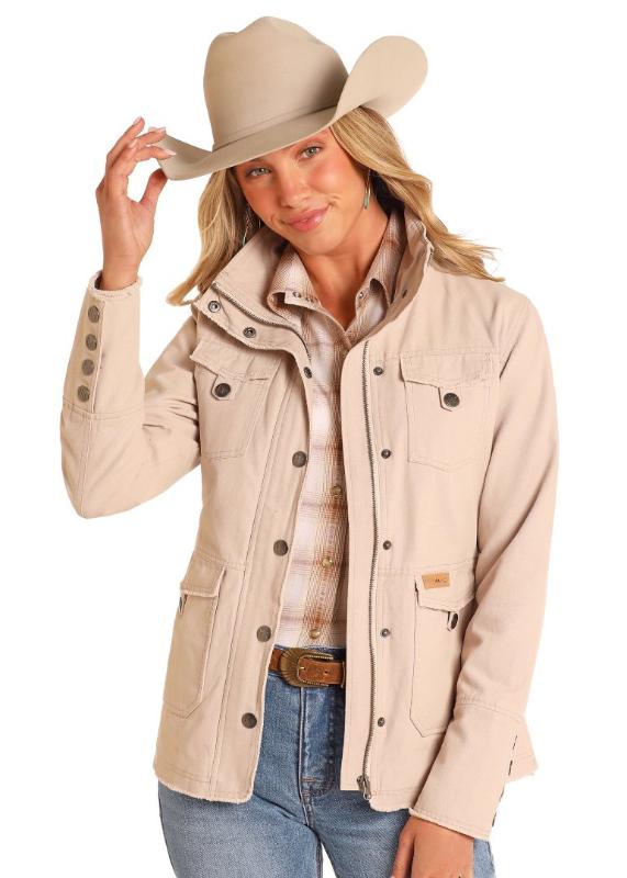 POWDER RIVER OUTFITTERS COTTON CANVASS JACKET