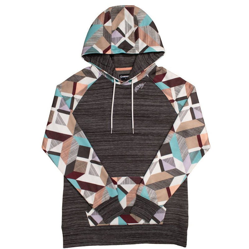 HOOEY Ladies Brown Space Dye Hoodie