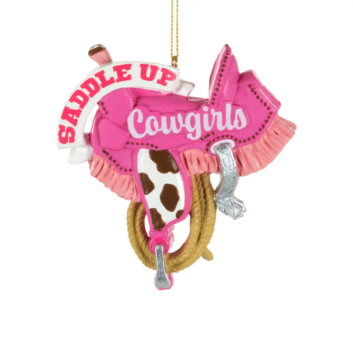 ORNAMENT - 4” SADDLE UP COWGIRLS