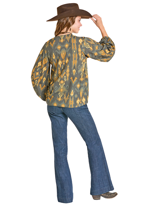 ROCK&ROLL BALOON SLEEVE TOP