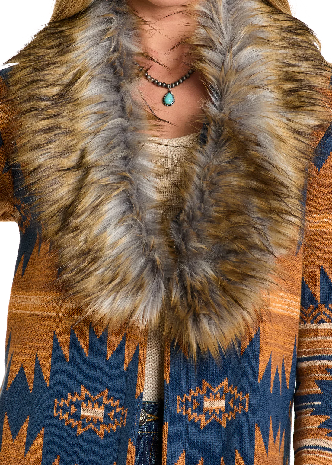 ROCK&ROLL SOUTHWEST SWEATER CARDIGAN