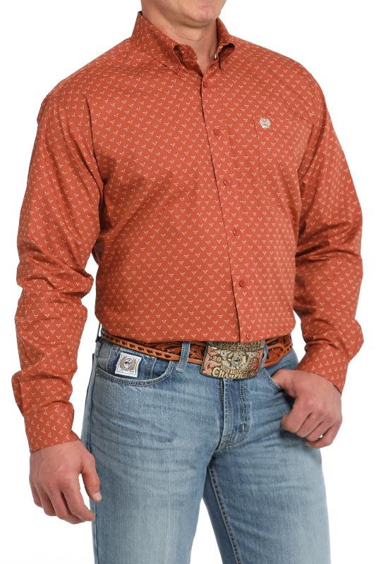 CINCH MEN'S L/S / ORANGE