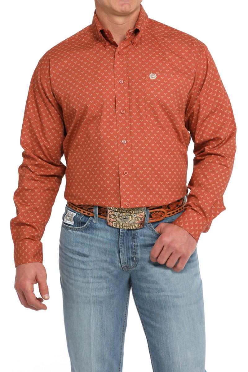 CINCH MEN'S L/S / ORANGE