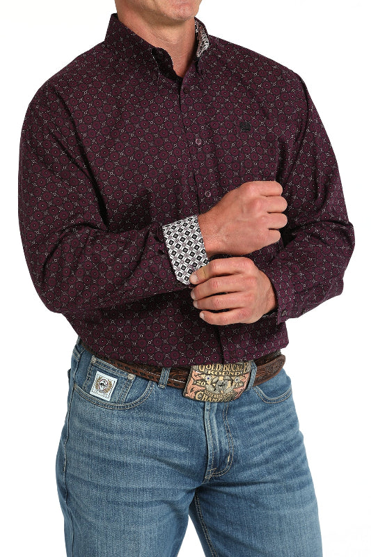 CINCH MEN'S L/S / PURPLE