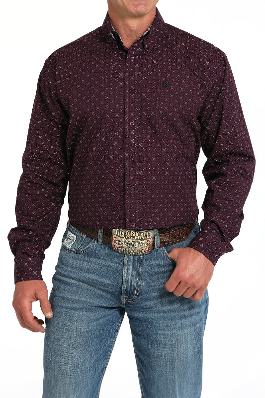 CINCH MEN'S L/S / PURPLE