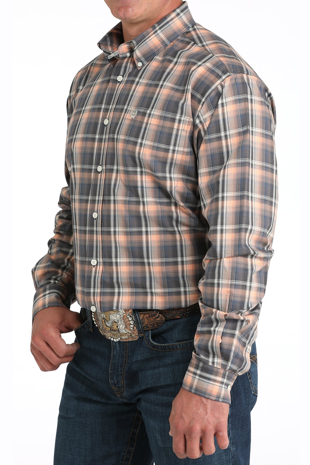 CINCH MEN'S L/S MULTI PLAID