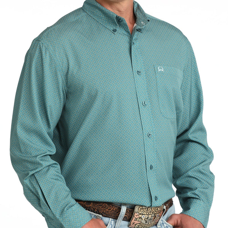 CINCH MENS WESTERN PRINT ARENA FLEX - L/S