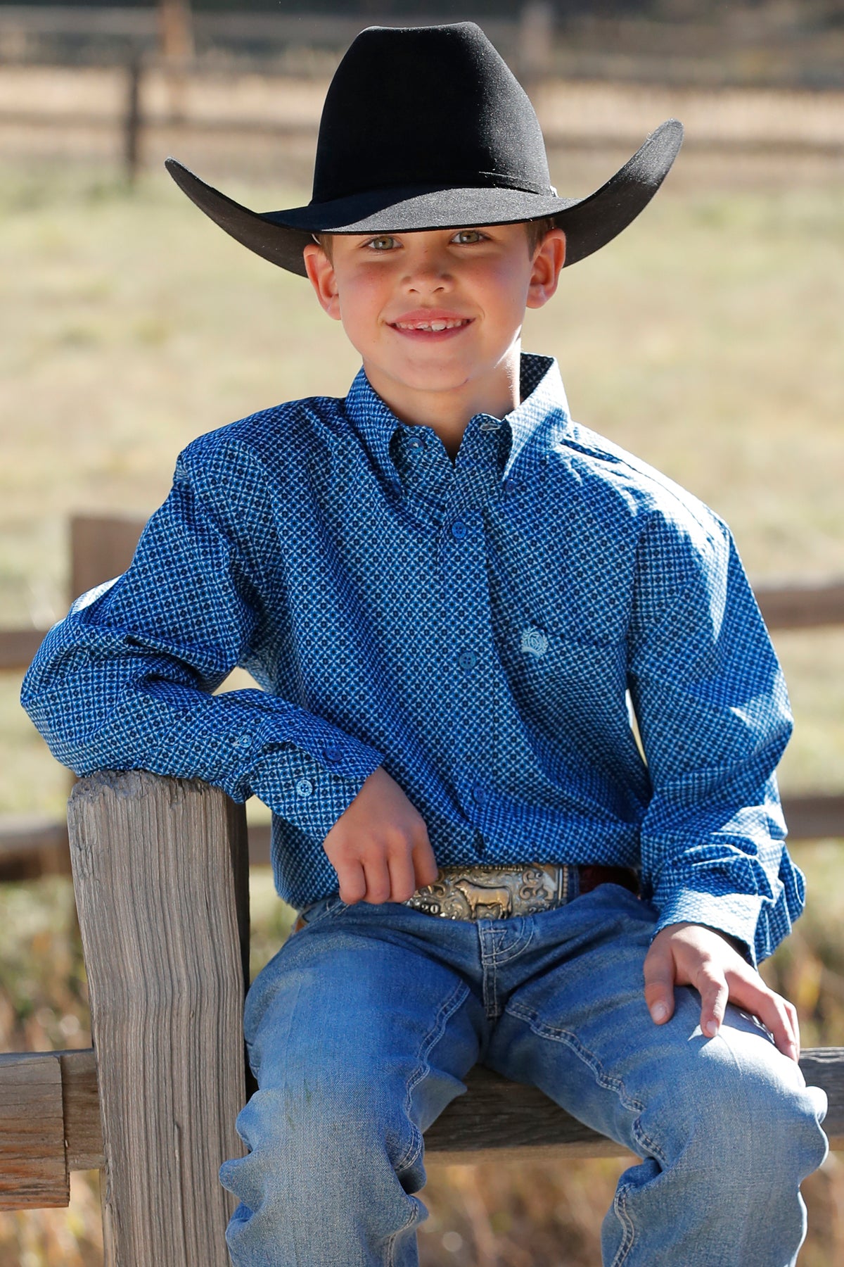 CINCH BOYS BUTTON SHIRT