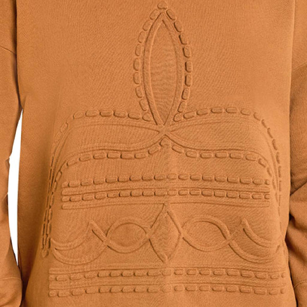 PANHANDLE SLIM BOOT STITCH EMBOSSE CREW