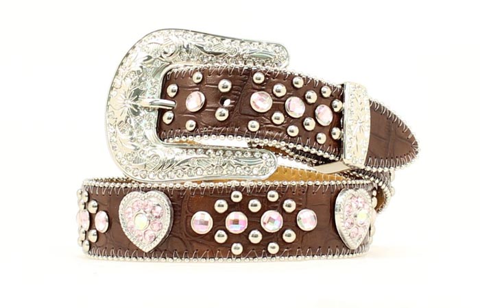 NOCONA GIRLS HEART CONCHO BELT