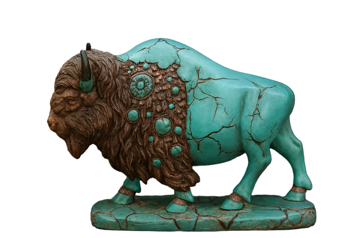 SOUTHWEST BISON/BUFFALO FIGURINE