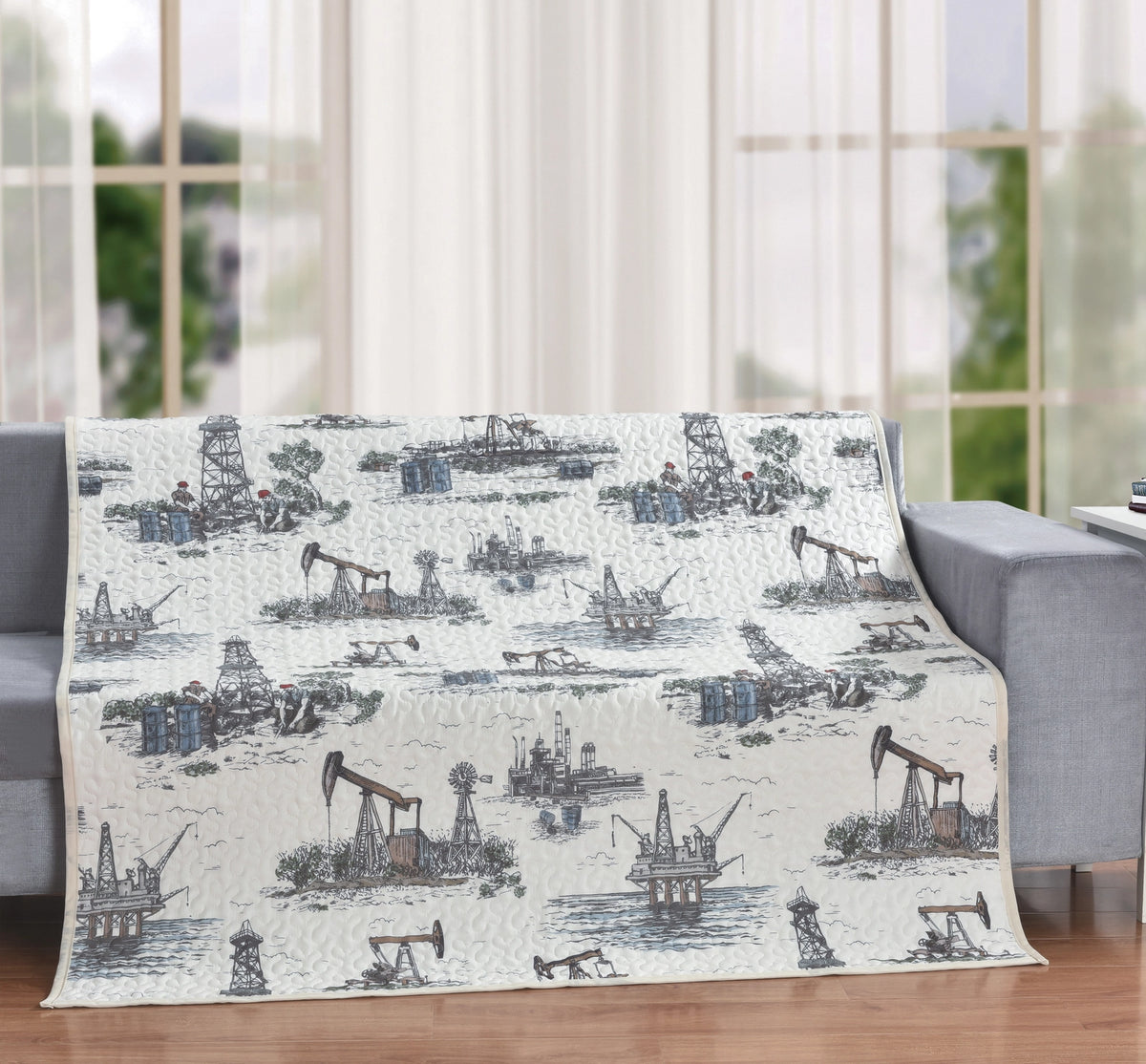 OILFIELD LEGACY QUILTED THROW