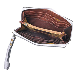 AMERICAN DARLING SILVER CLUTCH BAG