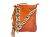 AMERICAN DARLING Full Grain Leather Chap bag with Fringes