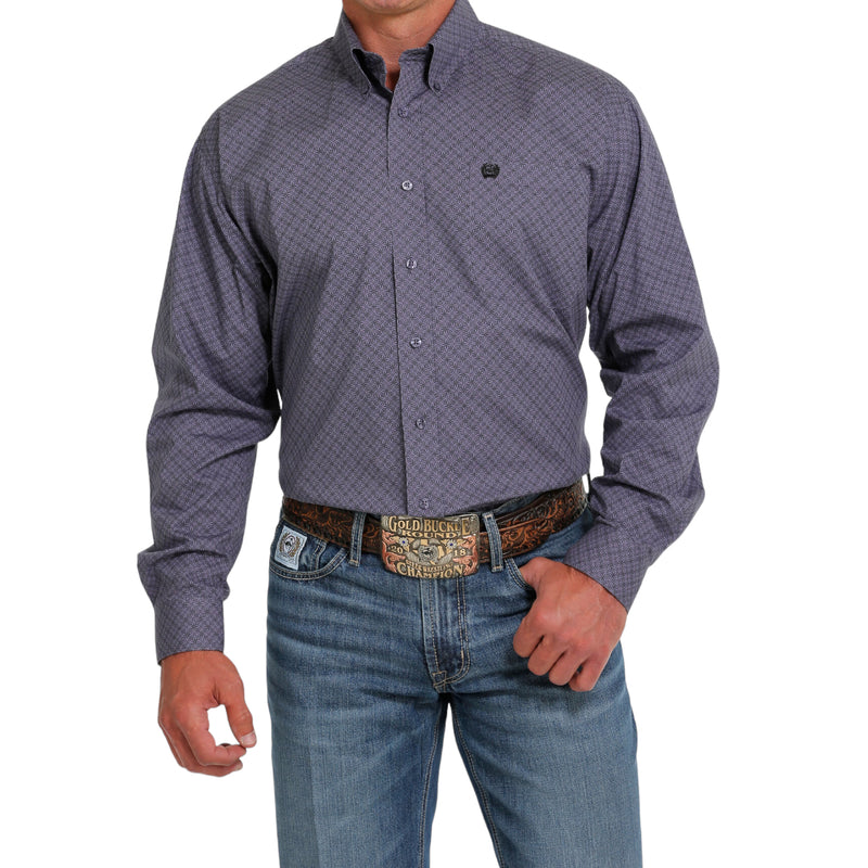 CINCH MEN'S L/S  LIL STRETCH