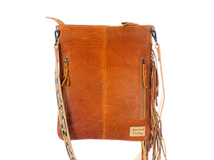 AMERICAN DARLING Full Grain Leather Chap bag with Fringes
