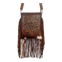 AMERICAN DARLING COWHIDE AND TOOLED LEATHER