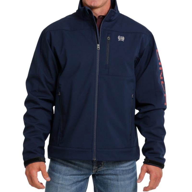 CINCH MENS SOLID BONDED JACKET - NAVY