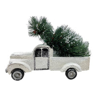 CHRISTMAS  TRUCK WITH TREE DECORATION