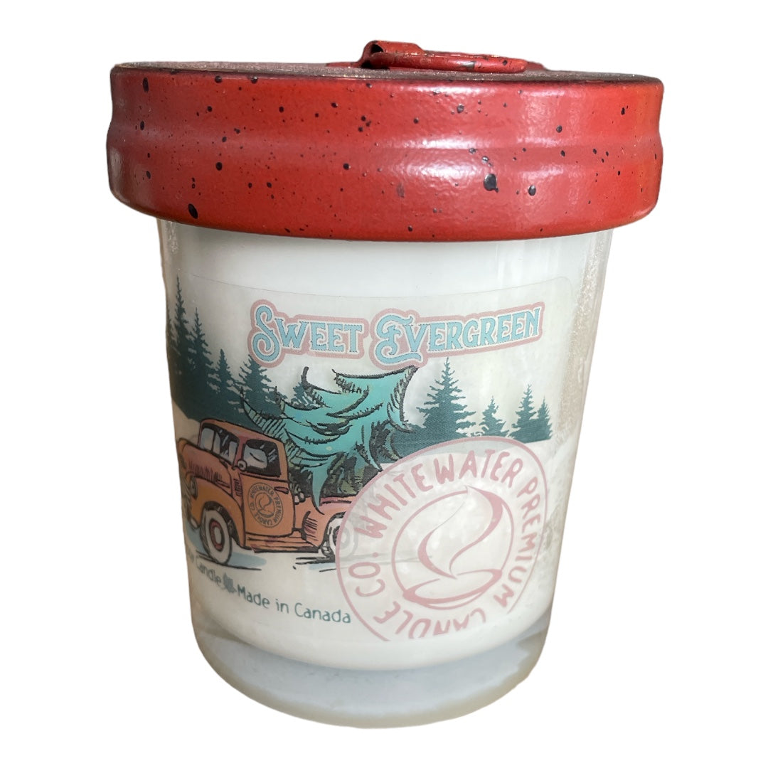 RED TRUCK FARMHOUSE CHRISTMAS CANDLE