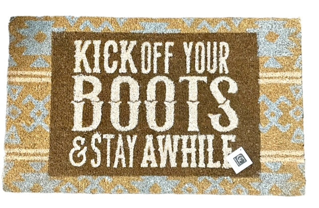 COIR MAT - KICK OFF YOUR BOOTS