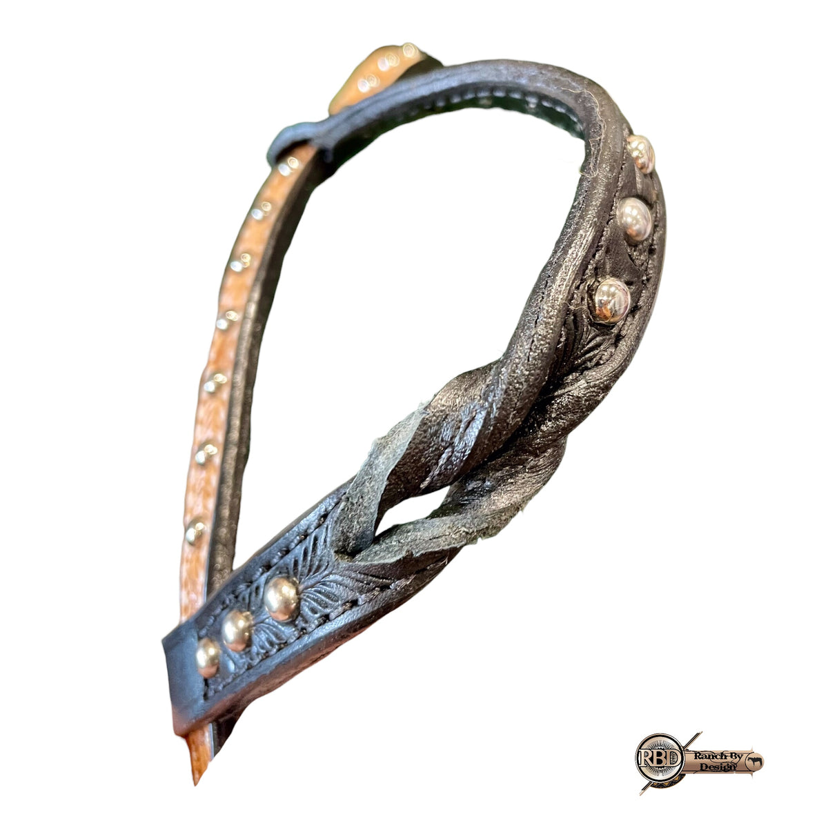 Kathy’s Santana Double Ear, Twisted,  Headstall #36