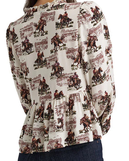 WRANGLER - WOMENS RETRO JULIET BLOUSE