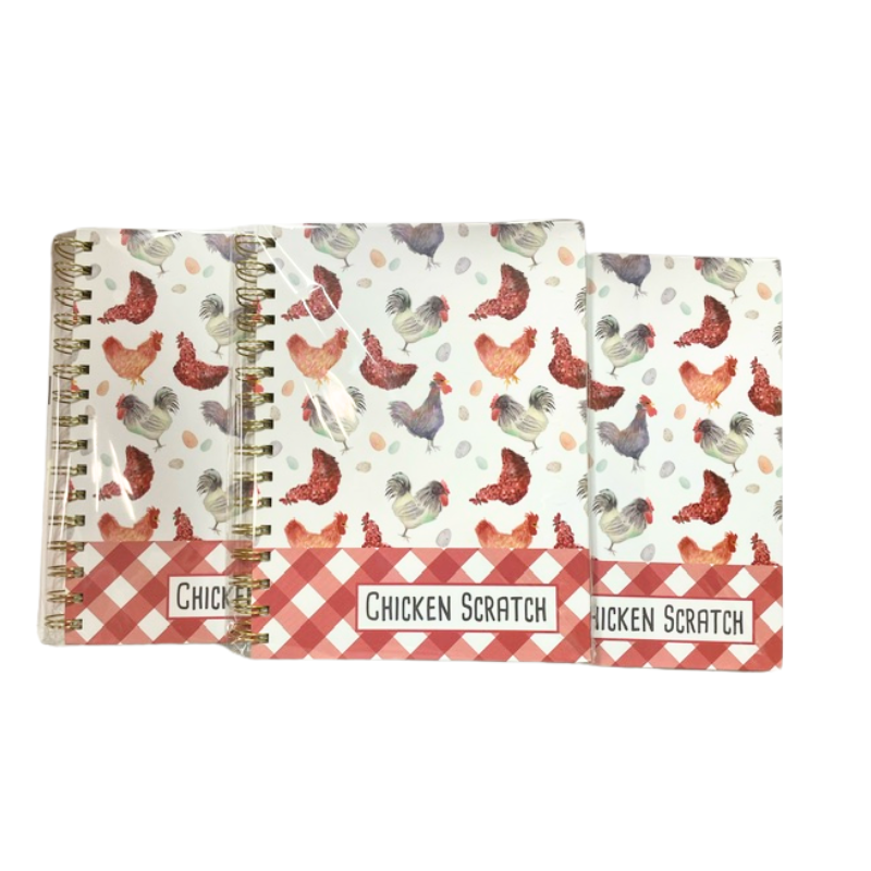 FARMHOUSE COIL BOUND CHICKEN NOTEBOOK