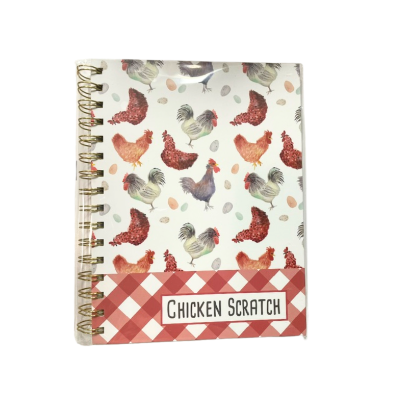 FARMHOUSE COIL BOUND CHICKEN NOTEBOOK