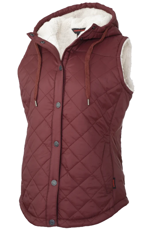 TOUGH DUCK WOMEN'S HOODED FREEZER VEST