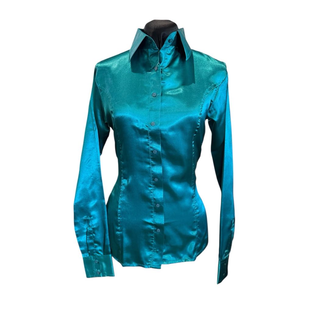 Satin Concealed Zip Up - Ladies