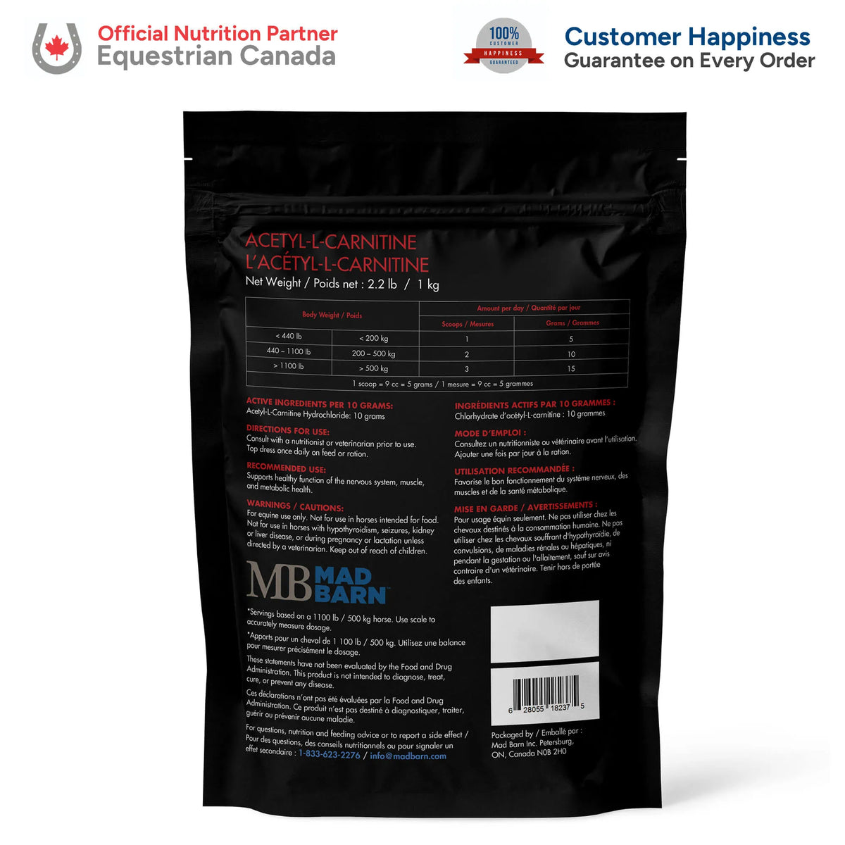 MAD BARN ACETYL-L-CARNITINE