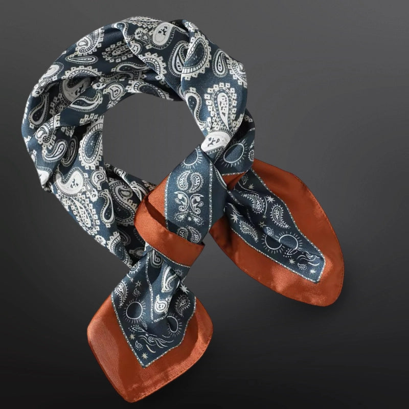 100% SILK 21 X 21 SQUARE SCARF