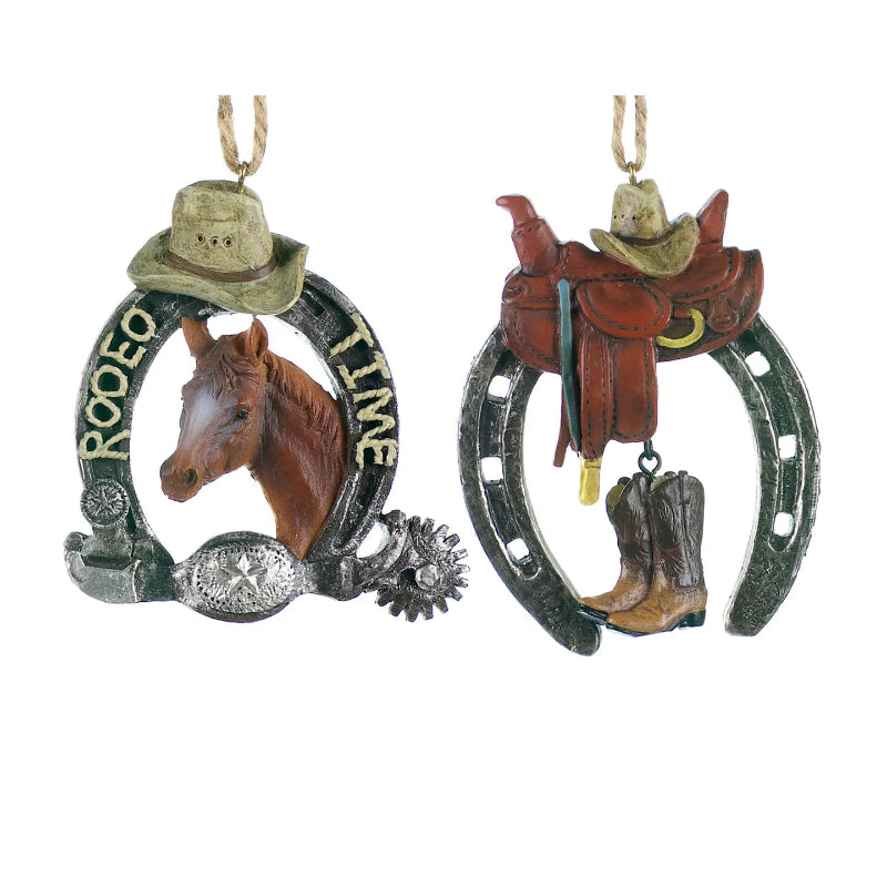 ORNAMENT - 3 1/2" HORSESHOE ORNAMENT