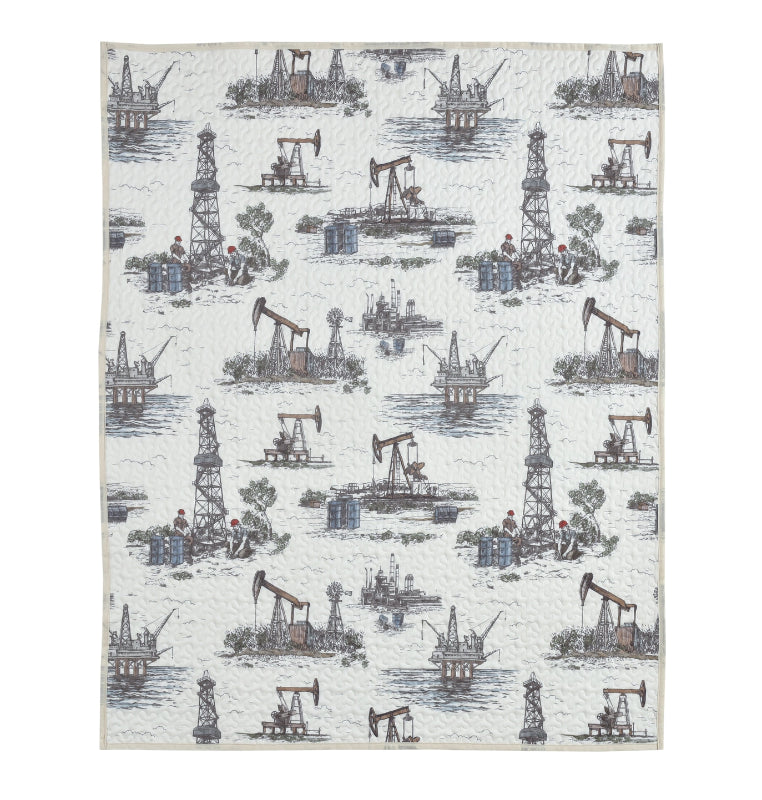 OILFIELD LEGACY QUILTED THROW
