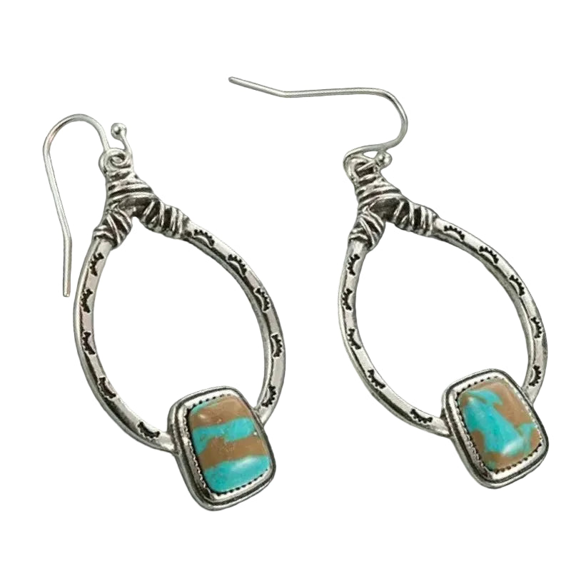 BOSAL FAUX TURQUOISE EARRINGS